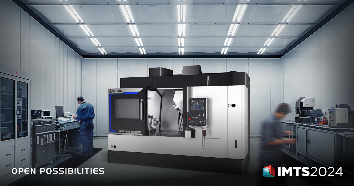 MULTUS B300II | B-Axis Multitasking Lathe | Okuma